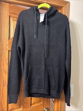 Rue21 Black Knit Hooded Sweater